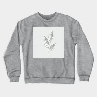 minimal leaves design Crewneck Sweatshirt